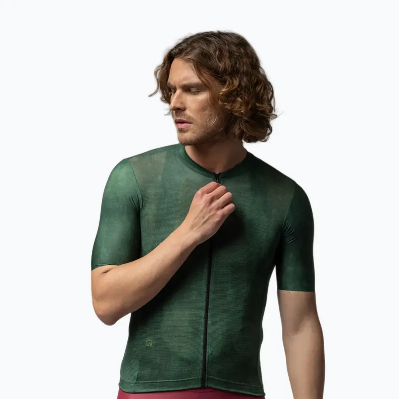 Cenový Hit Pánský cyklistický dres Alé Deep dark green