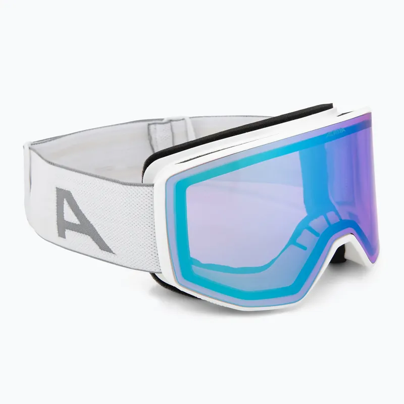 Lyžařské brýle Alpina Venet Q-Lite white matt/blue Vrácení Zdarma