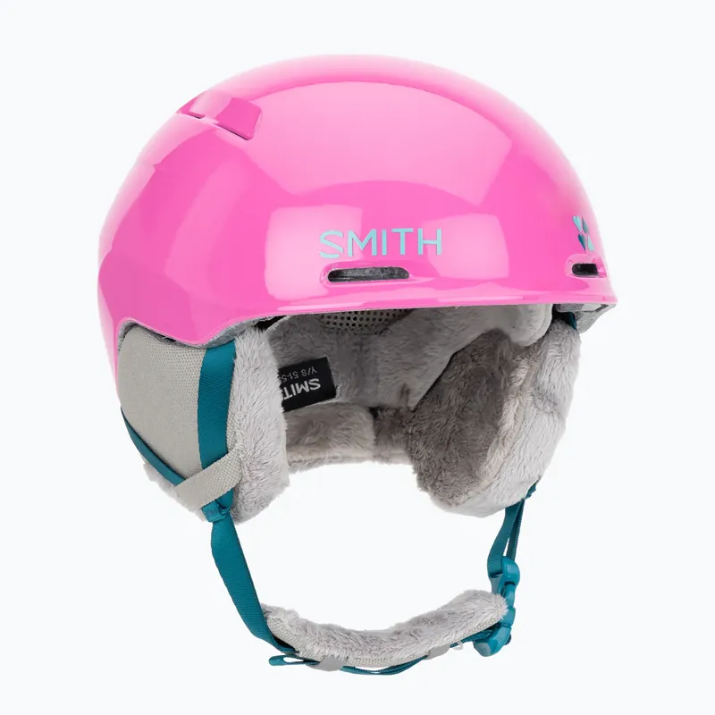 Nízká Cena Dětská lyžařská helma Smith Glide Jr Mips vivid pink hearts