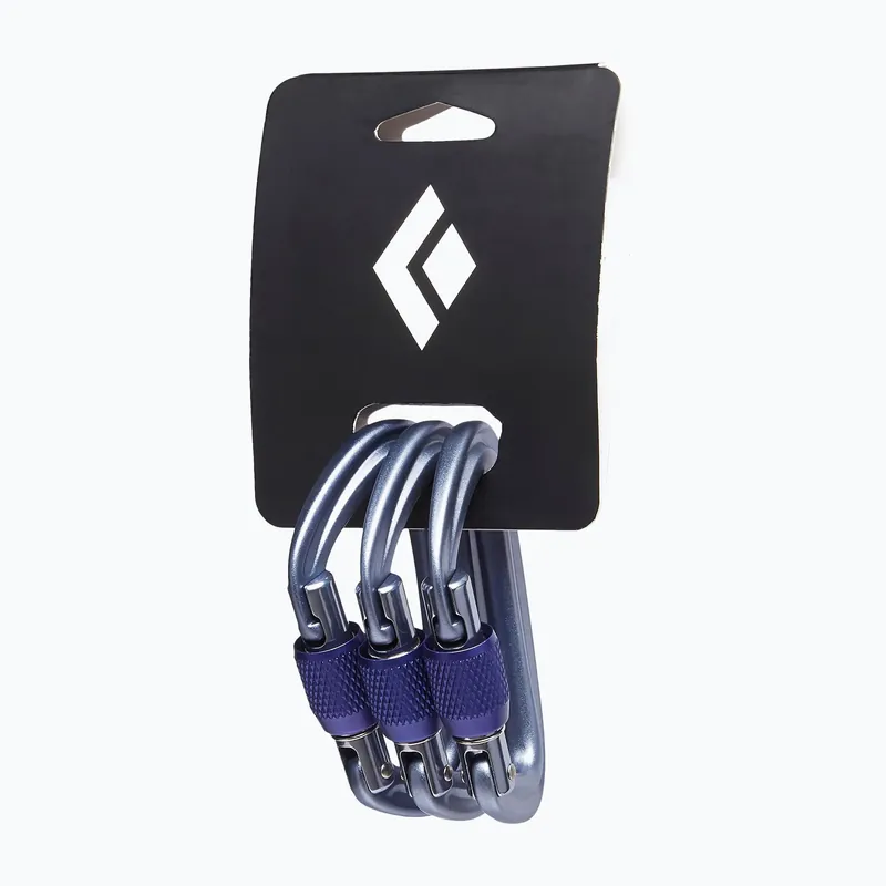 Nízká Cena Sada karabin Black Diamond Liteforge Screwgate 3 ks grey