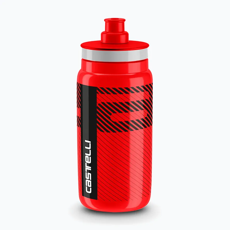 Časově Omezené Cyklistická láhev Castelli Fly Team 550 ml red