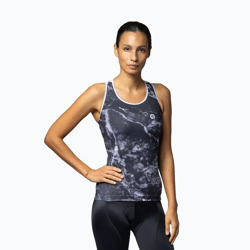 Dámský cyklistický dres Alé Marble TT black Horká Nabídka