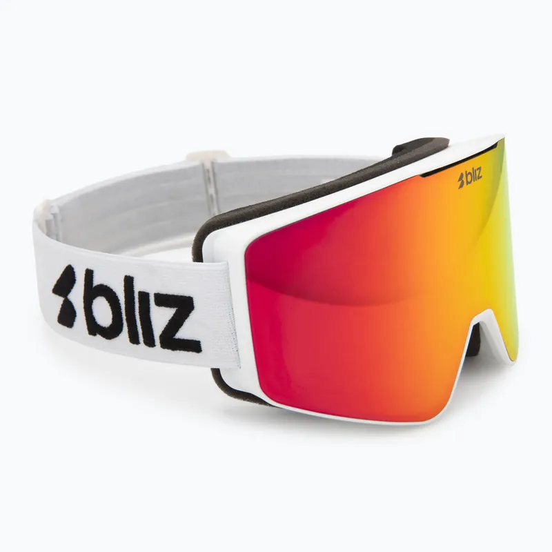 Lyžařské brýle Bliz G001S matte white/brown/red multi Zlevněný