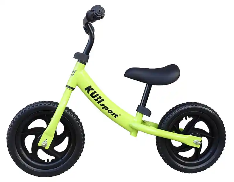 Odrážedlo pro děti s plastovými koly 12" žluté Vysoce Kvalitní