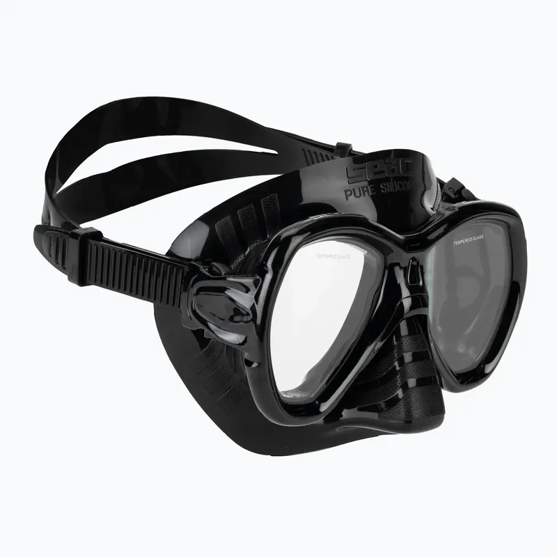 Set na šnorchlování SEAC Elba black Novinka Zlevněný