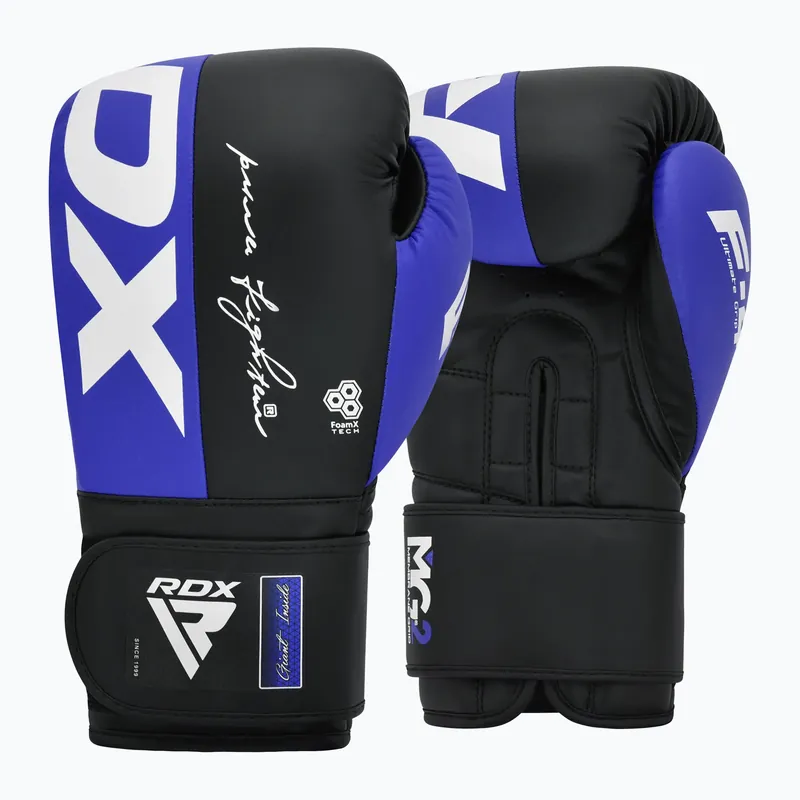 Boxerské rukavice RDX REX F4 blue/black Značkový