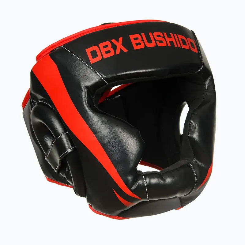 Časově Omezené Boxerská přilba DBX BUSHIDO ARH-2190R black/red
