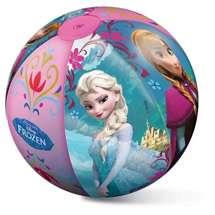 Hit Sezóny Nafukovací MONDO plážový míč Frozen 50 cm ( LEDOVÉ KRÁLOVSTVÍ ) 16525 - modrá