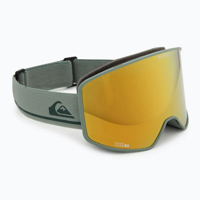Snowboardové brýle Quiksilver Storm dark ivy/clux ml gold Originální
