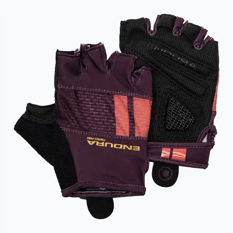 Dámské cyklistické rukavice Endura FS260-Pro Aerogel aubergine Tovární Cena