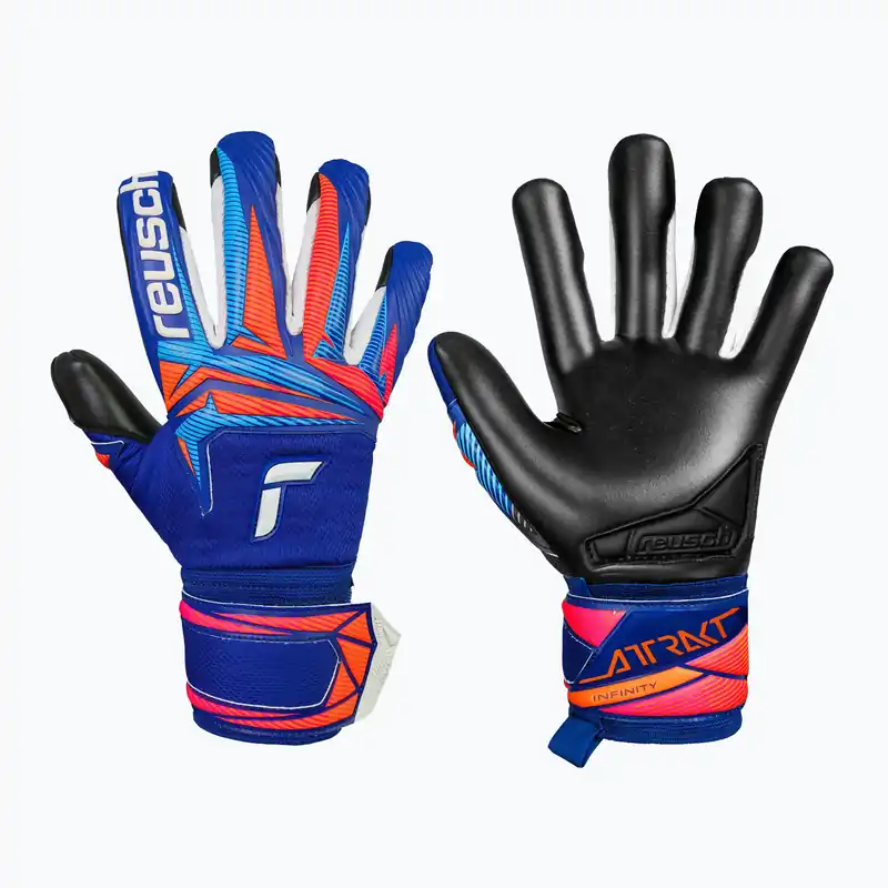 Nízká Cena Brankářské rukavice Reusch Attrakt Infinity Evolution NC sharp blue/shocking orange/black