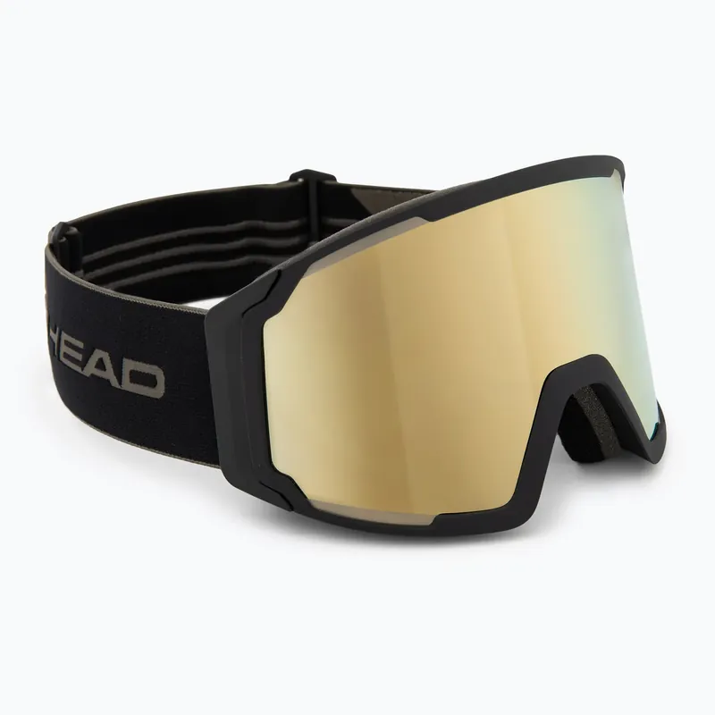 Lyžařské brýle HEAD Neves Pro 5K Kore S3 black/gold Značkový