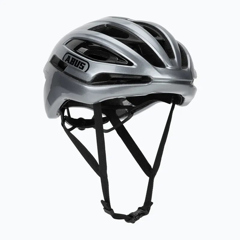 Cyklistická helma ABUS Taipan LED graphite silver Hit Sezóny