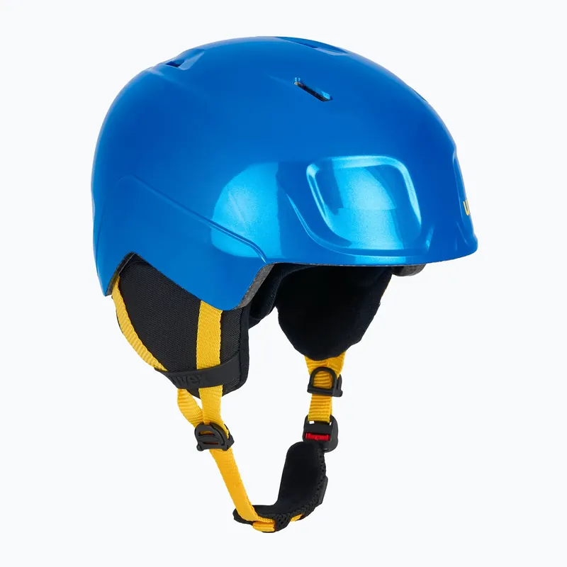 Lyžařská helma UVEX Heyya blue splash Akce