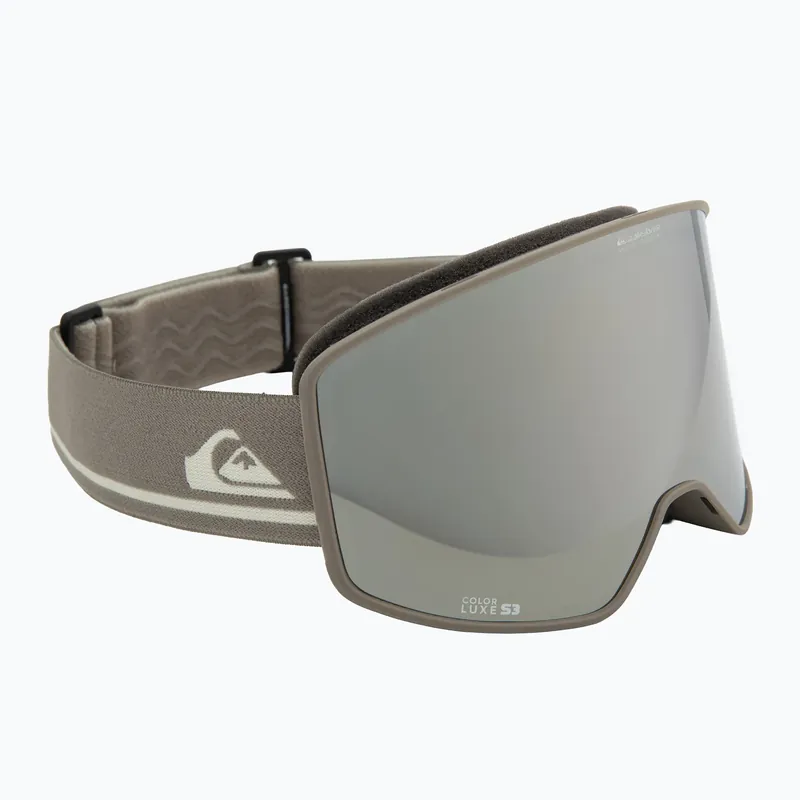 Sleva Snowboardové brýle Quiksilver Storm fallen rock/clux ml silver