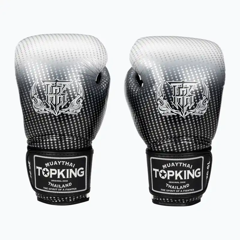 Expresní Doručení Boxerské rukavice Top King Muay Thai Super Star Air silver