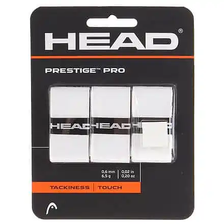 Hit Sezóny Prestige Pro 3 overgrip omotávka tl. 0,6 mm bílá