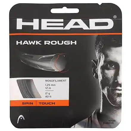 Hawk Rough tenisový výplet 12 m antracitová Aktuální