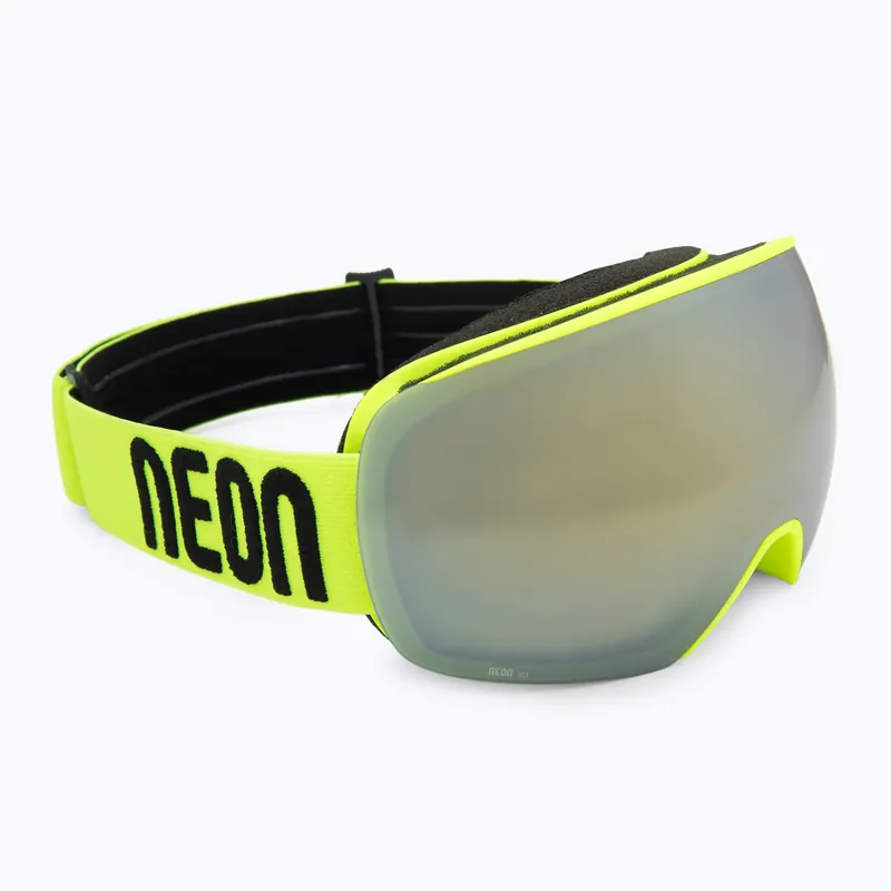 Jen Po Omezenou Doba Lyžařské brýle Neon Beam yellow/mirror bronze
