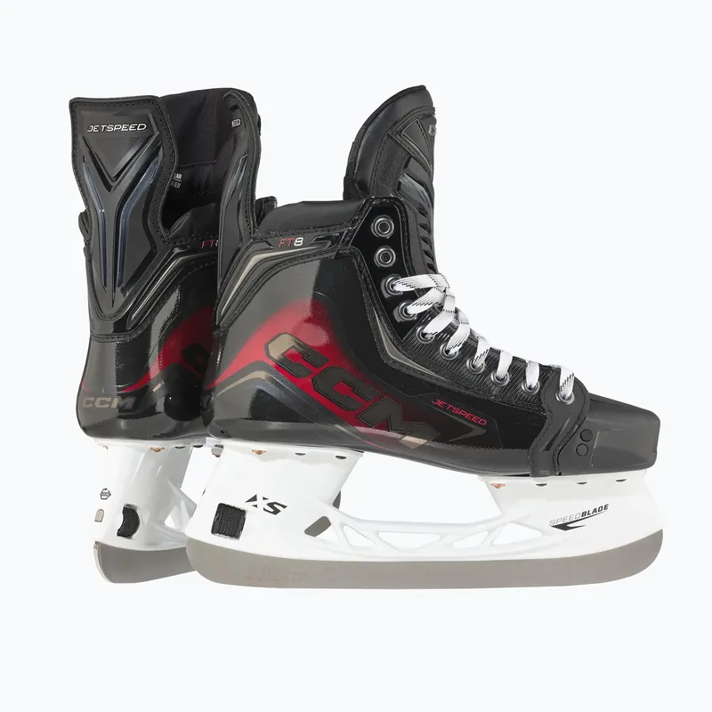 Vysoce Kvalitní Pánské hokejové brusle CCM JetSpeed FT8 SR WIDE black