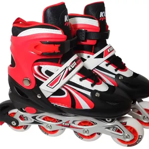 Dětské inline brusle roztahovací CS310K červené velikost 28-32 Nejlepší Cena