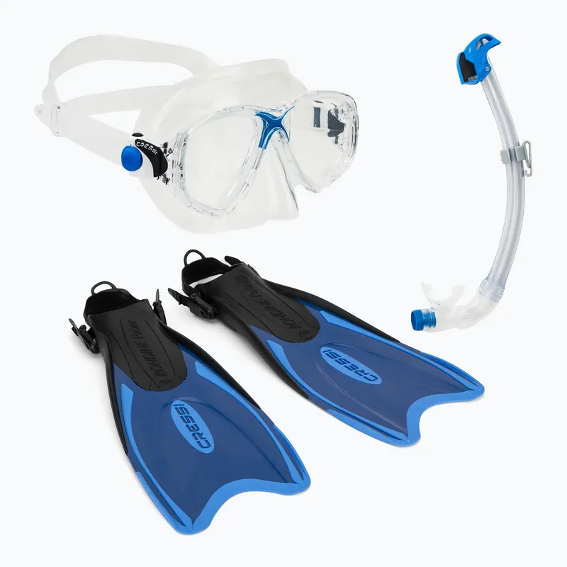 Sada na šnorchlování Cressi Palau Marea Dry Bag Set blue/azure Novinka Bezpečná Platba