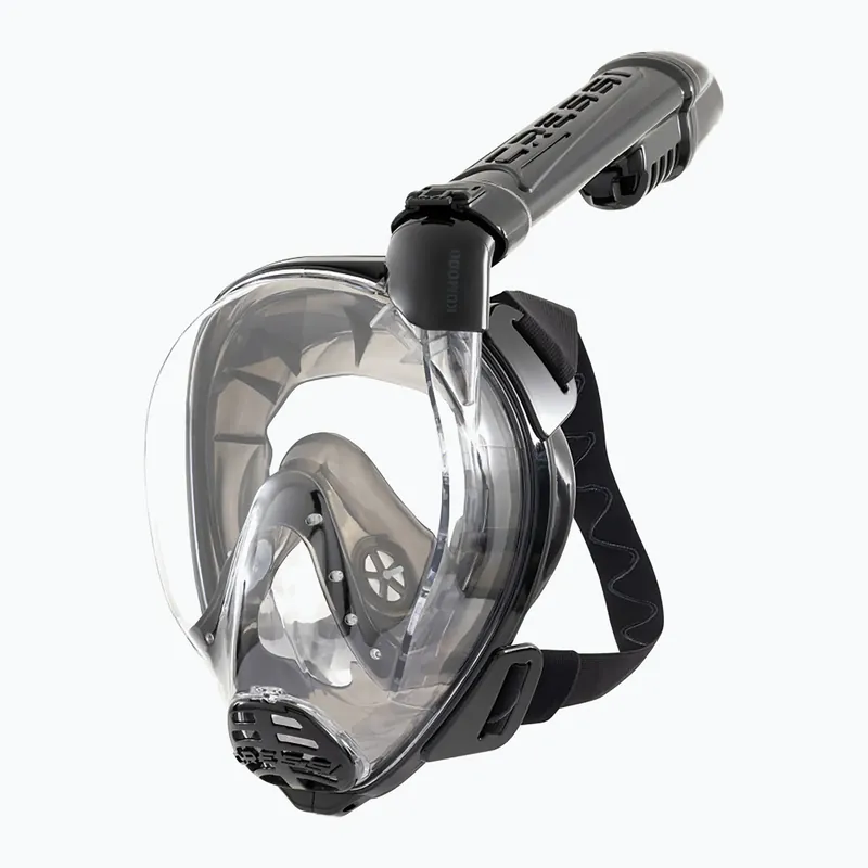 Celoobličejová maska na šnorchlování Cressi Komodo Full Face black/black Finální Výprodej