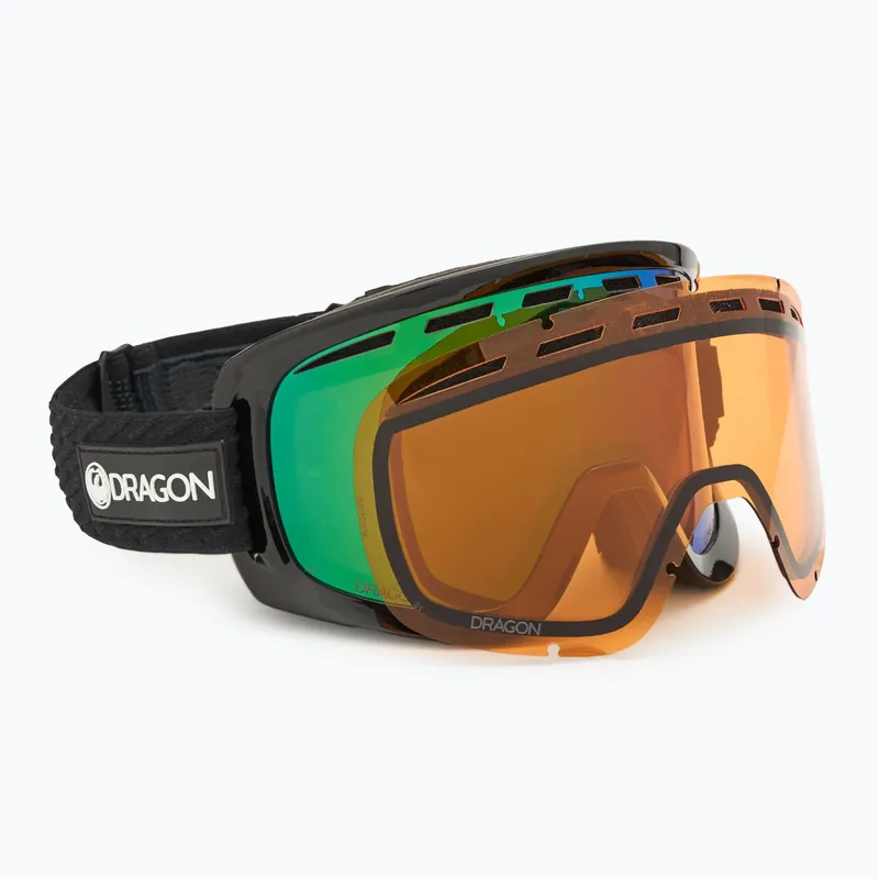 Speciální Cena Lyžařské brýle DRAGON D1 OTG icon green/lumalens green ion+lumalens amber