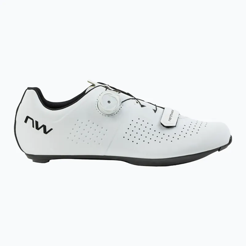 Pánské cyklistické silniční boty Northwave Typhoon white Sezónní Sleva