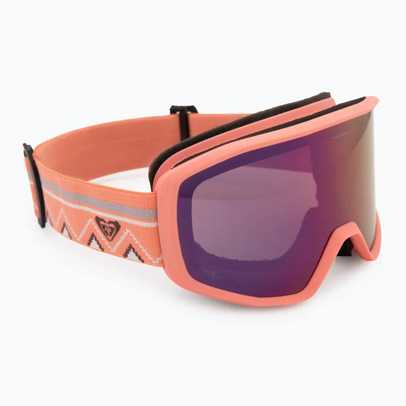 Dámské snowboardové brýle ROXY Izzy coral chic/clux ml l purple Speciální Cena