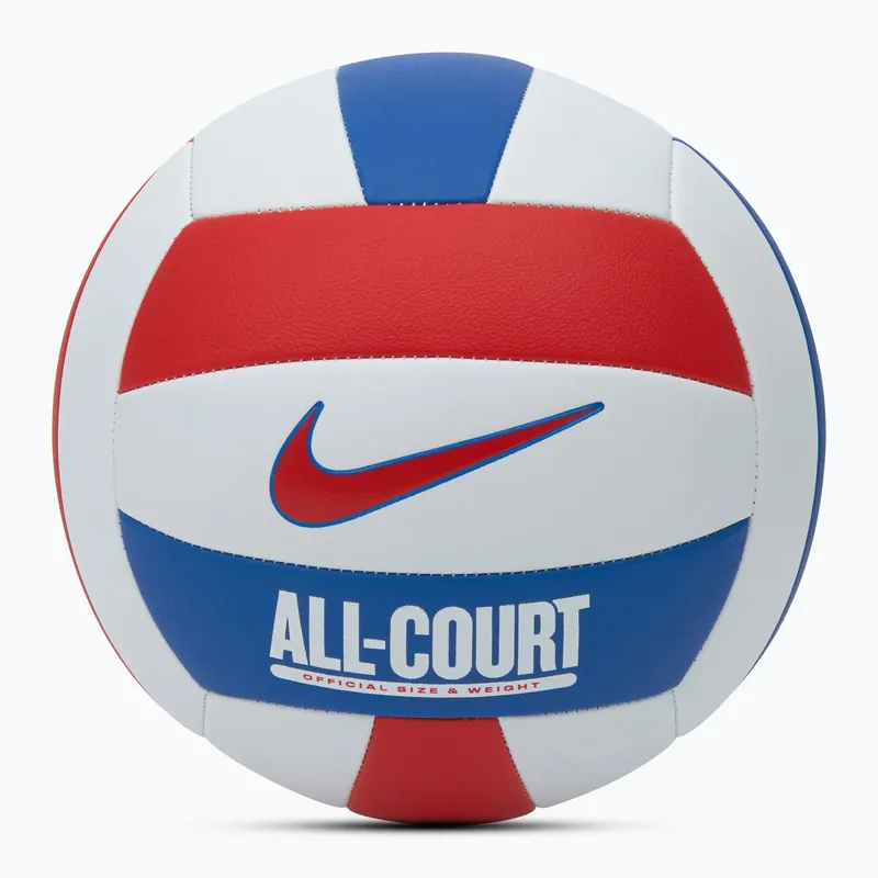 Volejbalový míč Nike All Court Volleyball white/university red/game royal/university red velikost 5 Jen Po Omezenou Doba