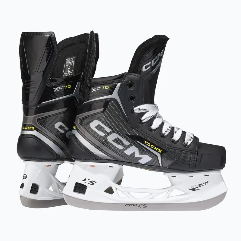 Dětské hokejové brusle CCM Tacks XF70 JR black Nejprodávanější