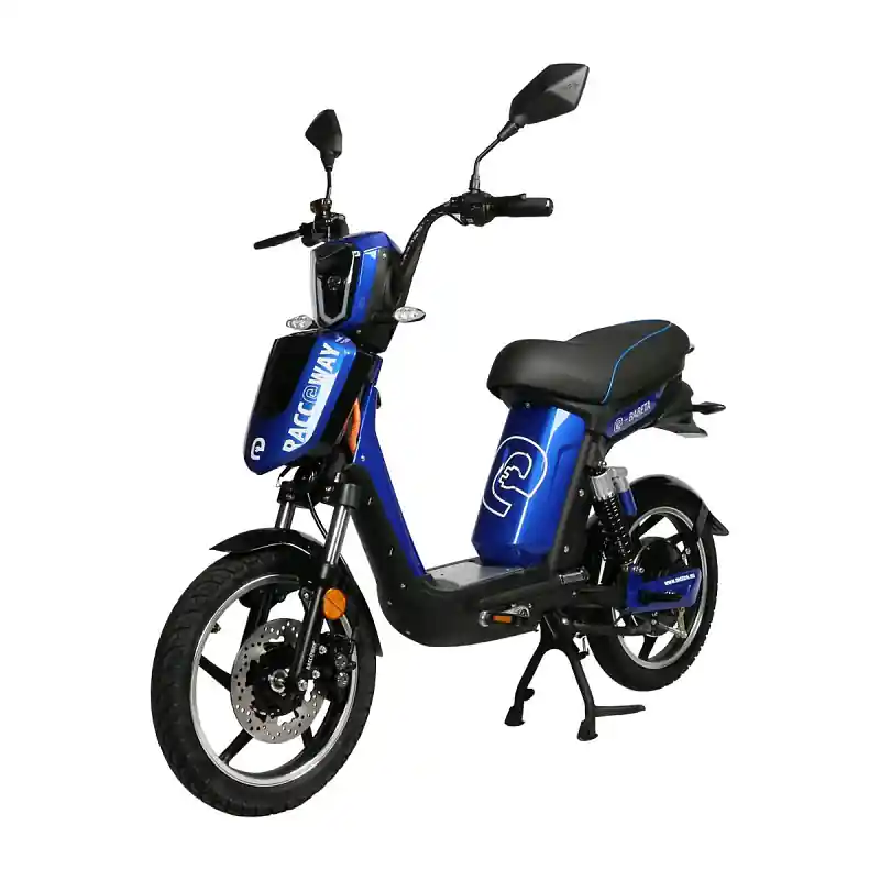 Značkový Elektroskútr RACCEWAY® E-BABETA®, modrá-lesklá