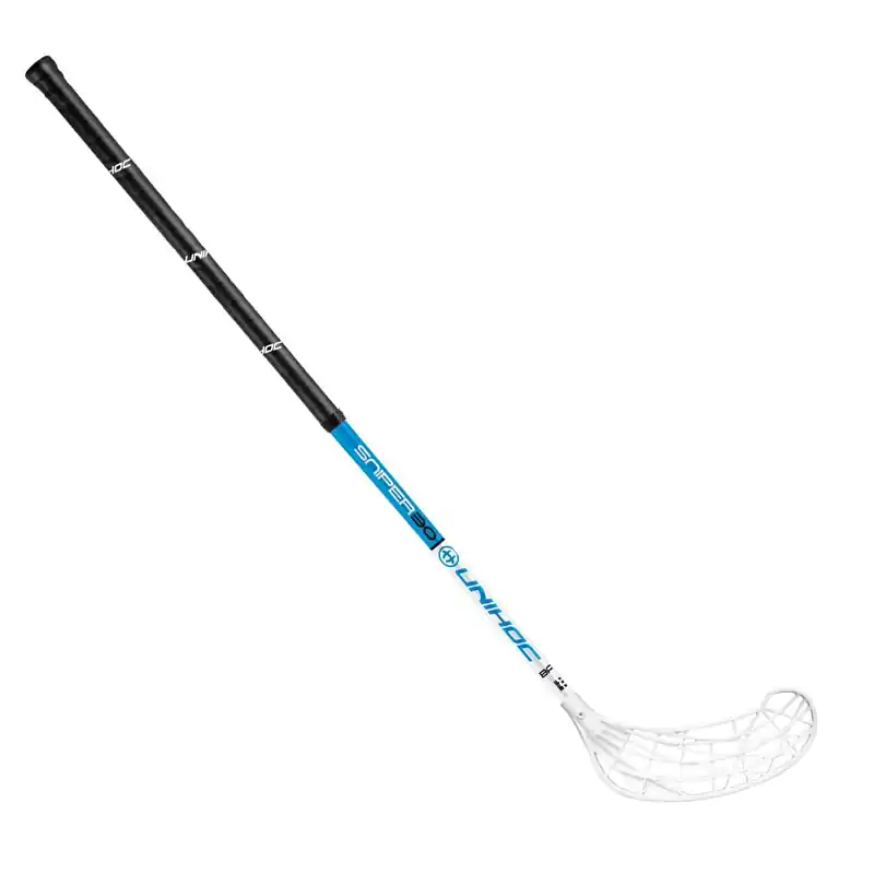 Florbal hůl UNIHOC SNIPER 30 délka 100 cm - modrá, Levá Dokud Zásoby Vydrží