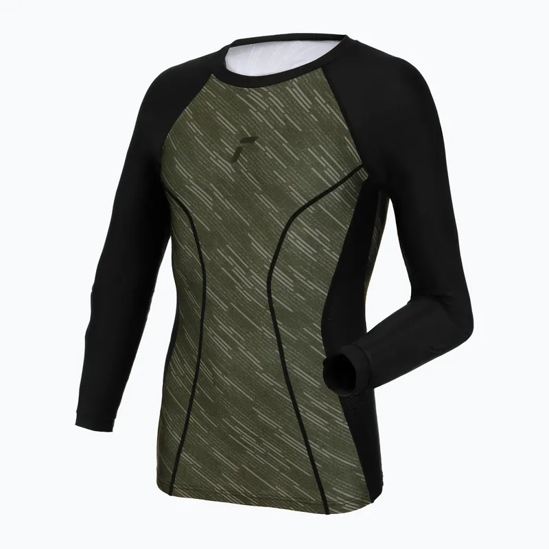 Rychlé Dodání Brankářské tričko Reusch Padded Eco Underhirt black/desert green