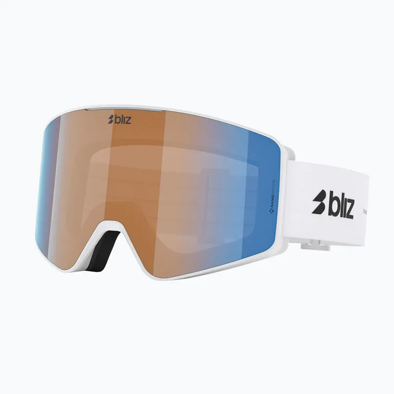 Autentický Lyžařské brýle Bliz G001 matte white/non orange/blue multi