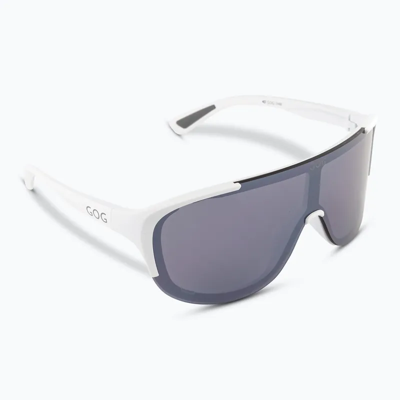 Sluneční brýle GOG Medusa matt white/grey/silver mirror Hit Sezóny
