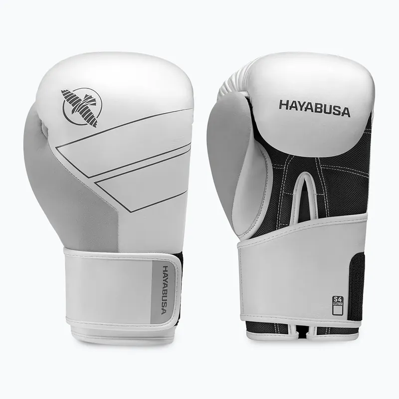 Boxerské rukavice Hayabusa S4 Leather white Sleva