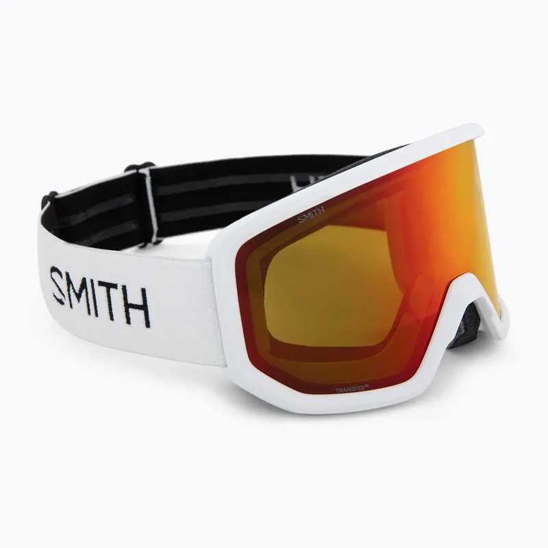 Lyžařské brýle Smith Transfer white/red sol-x mirror Nejprodávanější
