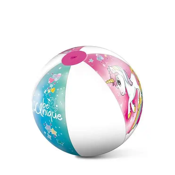 Pouze Dnes Nafukovací plážový míč MONDO Jednorožec 50 cm - bílá