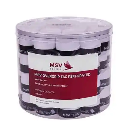 Expresní Doručení Cyber Wet Perforated overgrip omotávka tl. 0,6 mm bílá