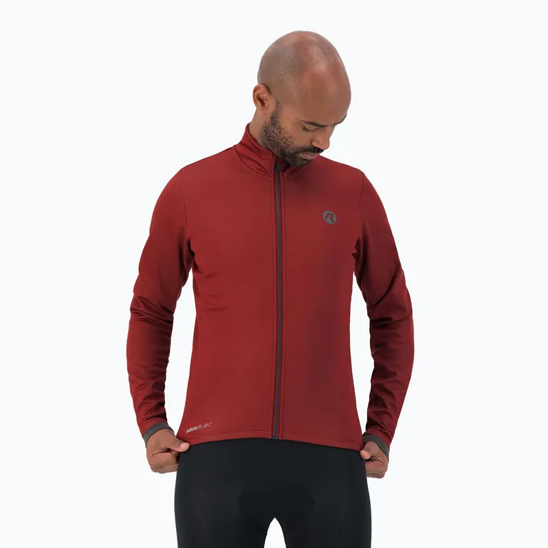 Dokud Zásoby Vydrží Pánská cyklistická bunda Rogelli Essential Winter burgundy