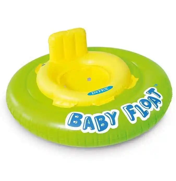 Kruh dětský dvojitý Intex 56588 MY BABY FLOAT - zelená Aktuální