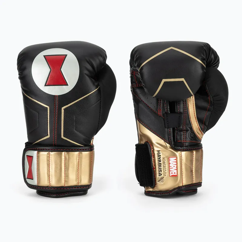 Boxerské rukavice Hayabusa Marvel‘s Black Widow black/red Oblíbený