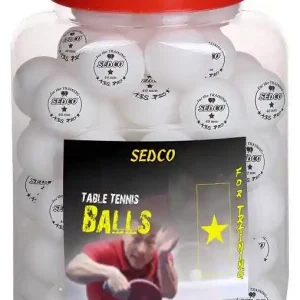 Značkový Míčky na stolní tenis SEDCO for TRAINING 1* CELL FREE 60ks - dóza - bílá