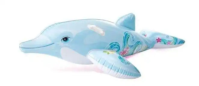 Zlevněný Plovoucí DELFÍN nafukovací Intex 58535 - bílá/modrá