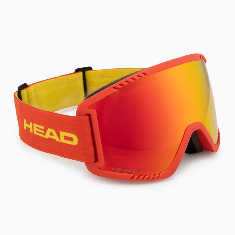 Originální Lyžařské brýle HEAD Contex red/red/fmr yellow red