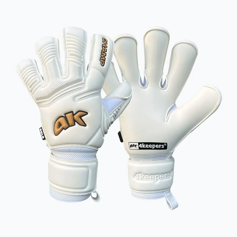 Akce Brankářské rukavice 4keepers Champ Gold VII RF2G white Novinka