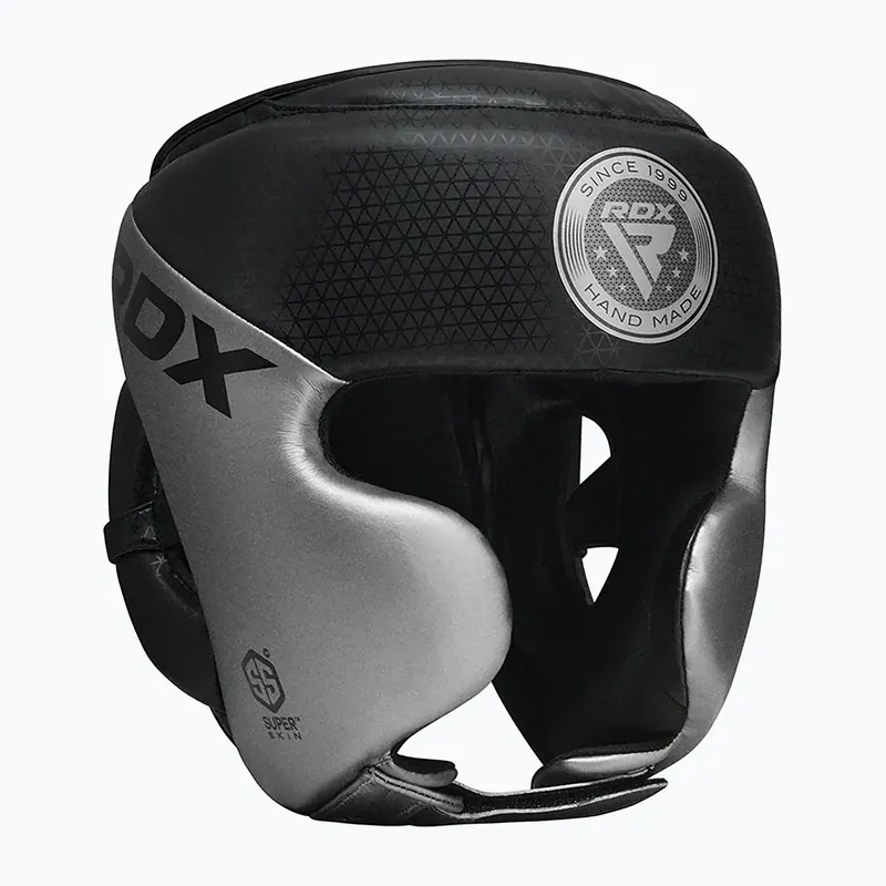 Boxerská přilba RDX L1 Mark Pro Cheek Boxing Training Head Guard silver Nízká Cena