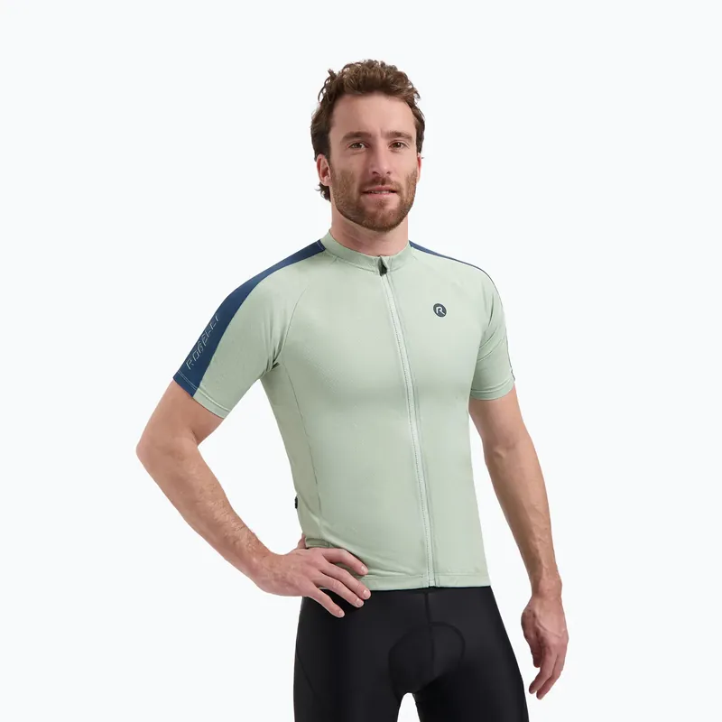 Autentický Pánský cyklistický dres Rogelli Explore aqua grey Novinka